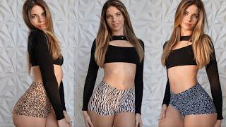 Booty Shorts Try on Haul || Victoria Xavier