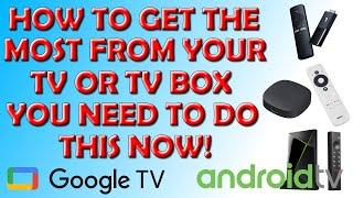  How To Get The Most From Your TV or TV Box - You Need To Do This Now! 