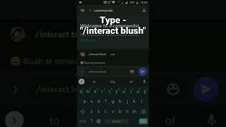 How to get blush interaction in Discord using koya bot #roduz #discord #blush #koyabot #koya