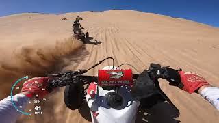 Honda 250R races Trx450R