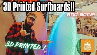 3D Printed SURFBOARDS and Backpacks that 3D PRINT! #opensauce #3dprinted #3dprinting