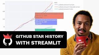 Visualize Your Github Stars History with Streamlit, Plotly & GHApi