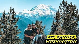 Best Hike for the view of Mt. Rainier | Washington Wilderness Hike |Outdoor Hikes Travel Vlog