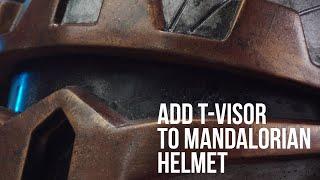 Installing Mandalorian Visor to 3D Printed Helmet - Viking Mandalorian - Part 3
