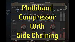 Multiband Compressor by Blue Mangoo - Universal AUv3 with Side Chaining - Demo for the iPad