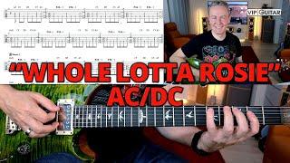 "Whole Lotta Rosie" - AC/DC - Detailliertes Songtutorial