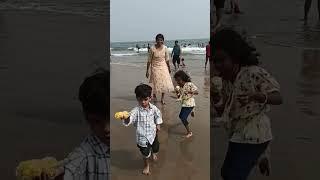 vizag beach ️ enjoyment #beach #lovers #shortsviral #viral