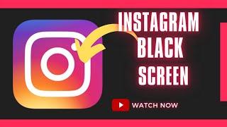 Fix Instagram black screen problem| Instagram black screen issue fix in iphone||2023