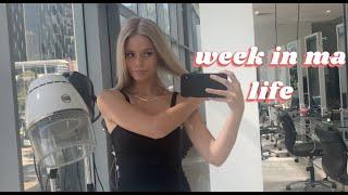 weekly vlog | making breaky, footy, modelling