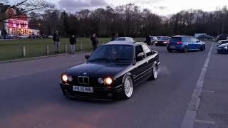 BMW E30 325i M20b25 exhaust sound and little burnout