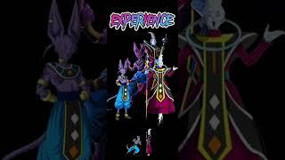 who is stronger? lord beerus vs whis #dbz #dbs #lordbeerus #whis #shorts #short #strong #anime #goku