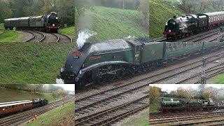 60009 Union of South Africa powers through Sussex! | Bluebell Railway 'Giants of Steam' - 12.10.18