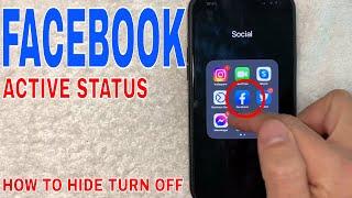  How To Hide Turn Off Active Status On Facebook App 