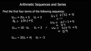 Recurrence Relations