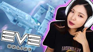 Confused Korean girl tries EVE Online for the first time! - HAchubby Gameplay