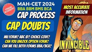 CAP 1 Doubts  MU Form? ABC ID? Unlock Option form? Fill both option forms? Choice Code?