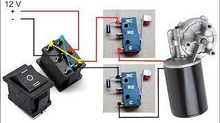 DC Motor Direction and Limit - 6 Pin Switch -- DC Motor Yönlendirme ve Sınırlama - 6 Pin Anahtar