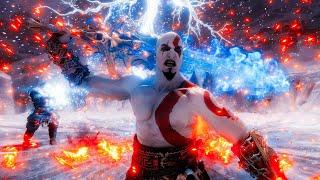 God of War Ragnarok - Valhalla BLADE OF OLYMPUS Build Kratos Vs Thor (NO DAMAGE / GMGOW) 4K PS5