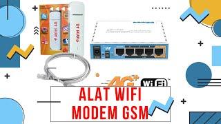 Alat Usaha Voucher Wifi Pakai Modem GSM