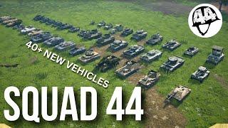 SQUAD 44 MASSIVE UPDATE! 40+ NEW VEHICLES, UTAH BEACH REVAMP, AND GRAPHICS OVERHAUL!