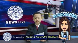 Newscasting/Broadcasting by Joaquin Nebarez | English | Teacher Beth Class TV