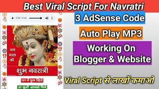 Navratri Viral Script | Demo And Live Mode | Best Viral Script For Navratri By Online Time