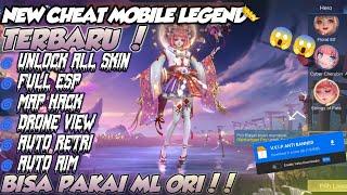 CHEAT ML MOD MENU TERBARU 2024 | UNLOCK ALL SKIN DRONE VIEW RADAR MAP AUTO AIM