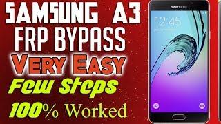 Bypass Google FRP Samsung Galaxy A3/A310F (2016) device