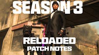 FULL MW3 Season 3 Reloaded PATCH NOTES! (Meta, New Content, & Features) - MW3 Update 1.43 Download