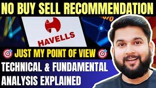 Havells India Share Analysis | Complete Fundamental & Technical Review | Durgesh Bhardwaj