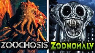 ZOOCHOSIS Vs. ZOONOMALY Characters Comparison | Animals & Monsters (4K Showcase)