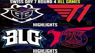 Worlds 2024 Day 7 Highlights ALL GAMES - G2 vs T1 & BLG vs PSG