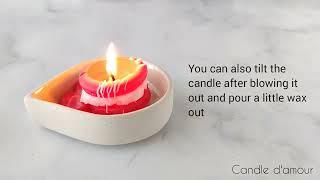 How to burn your Dessert Candle