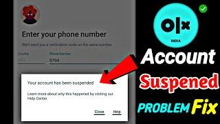olx account suspended problem solve  || olx ka account unban kaise kare
