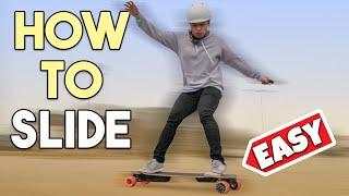 How To Slide Your Electric Skateboard or Longboard EASY