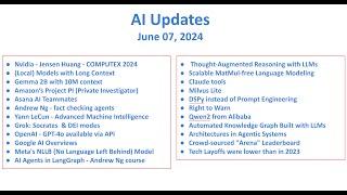 Have you heard these exciting AI news? June 07 2024 AI Updates Weekly