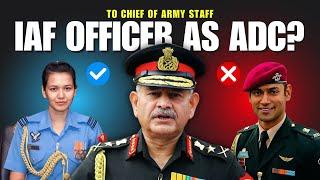 Indian Army Chief to Get IAF Officer as ADC for the 1st Time