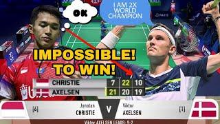 IMPOSSIBLE Tidak mungkin! Jonathan Christie vs Victor Axelsen | COMEBACK IS REAL!