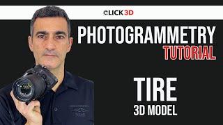 TUTORIAL: Photogrammetry Full Tire 3D Model with 3DF Zephyr | Click 3D Ep 65 | 3D forensics