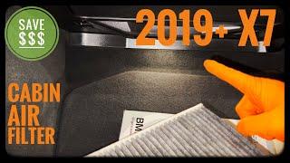 BMW X7 Cabin Air Filter Replacement G07 2019+