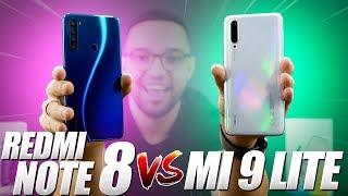 REDMI NOTE 8 vs MI 9 LITE | comparativo PESADO! qual é a MELHOR OPÇÃO pra VOCÊ?