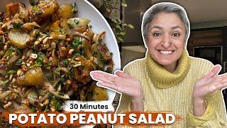 POTATO AND PEANUT SALAD - A healthy vegan must try dish!