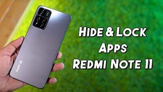 How to Lock  Hide Apps in Redmi Note 11 & Redmi Note 11 Pro l Redmi Note 11 Pro App Lock