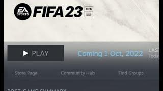 HOW TO PLAY FIFA 23 EARLY ACCESS ON STEAM - ULTIMATE EDITION (FIX)