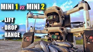 DJI Mavic MINI 2 vs MINI 1 - Remote Air Drop, Lift & Range Test Comparisons In-Depth (More CRASHING)