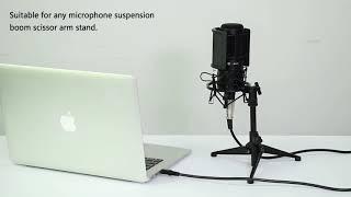 Pop Filter,PEMOTech [Upgraded Three Layers] Metal Mesh & Foam & Etamine Layer Microphone Pop Reviews