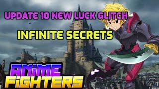 *NEW* Update 10 Secret GLITCH In Anime Fighters!!!???