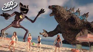 360º Godzilla vs. CatNap in Miami Beach VR life