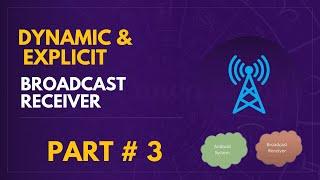 Dynamic Broadcast Receiver | Android Broadcast Receivers | Android Components | Kotlin Tutorial