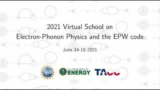 Hands-On Intro: The superconducting module of EPW - Roxana Margine